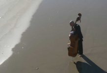 Beach With Cello by Aliza Abusch-Magder