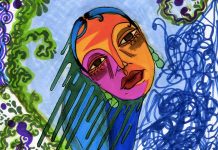 Melting Head 34 by Eliana Shapere