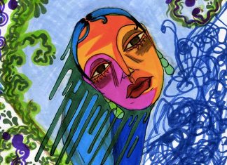 Melting Head 34 by Eliana Shapere
