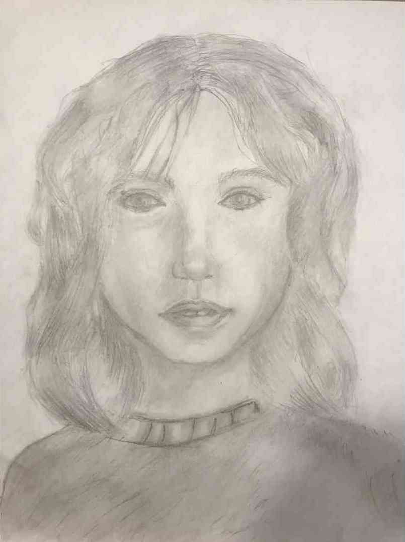 Self-Portrait by Gertie Angel
