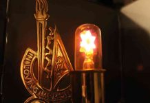 Yahrzeit Candle taken by Maddie Renert for That Chilly, Gray Office by Sion Cohen