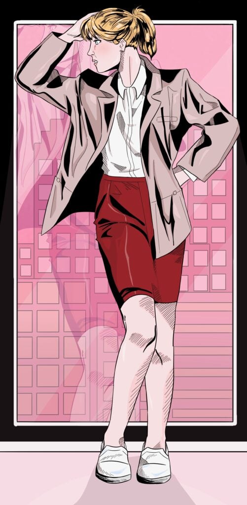 The Lady in Slippers